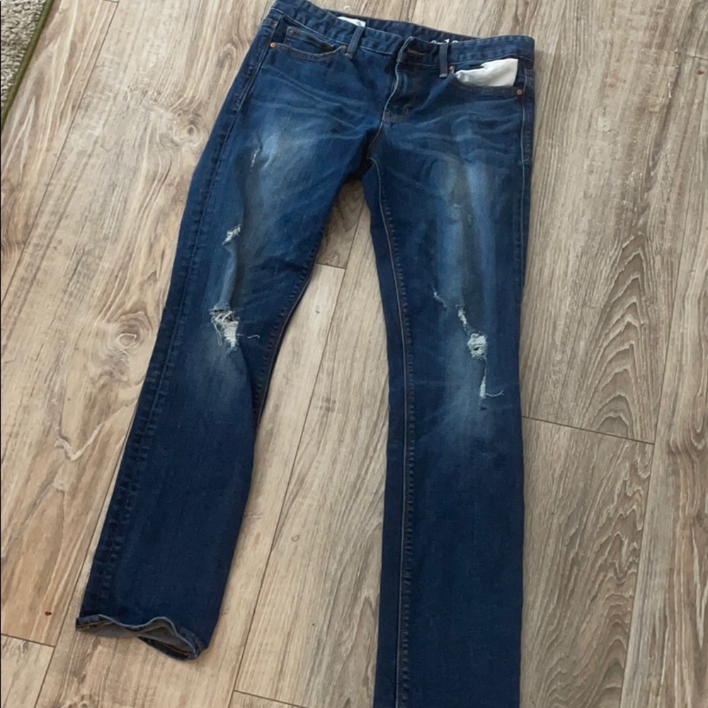 GAP boyfriend jeans | mid rise